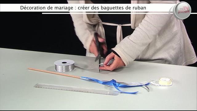 DIY : des bâtons et des rubans pour la sortie de cérémonie de mariage - A  la Une!
