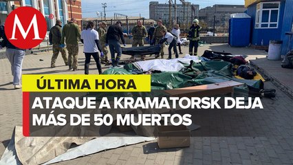 Ataque a estación en Ucrania suma 50 muertos; es “maldad sin límites”: Zelenski