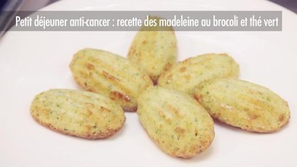 Recette anti-cancer : madeleines aux brocolis et thé vert