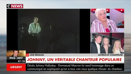 GALA VIDEO Il faudra aider Laeticia, déclare Line Renaud raconte leur dernière rencontre