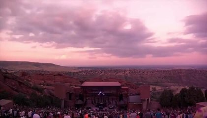 Un concert sous les étoiles à Red Rocks, dans le Colorado