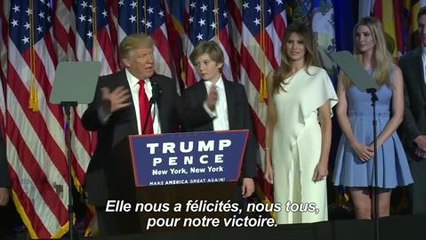 Donald Trump est élu président des Etats-Unis