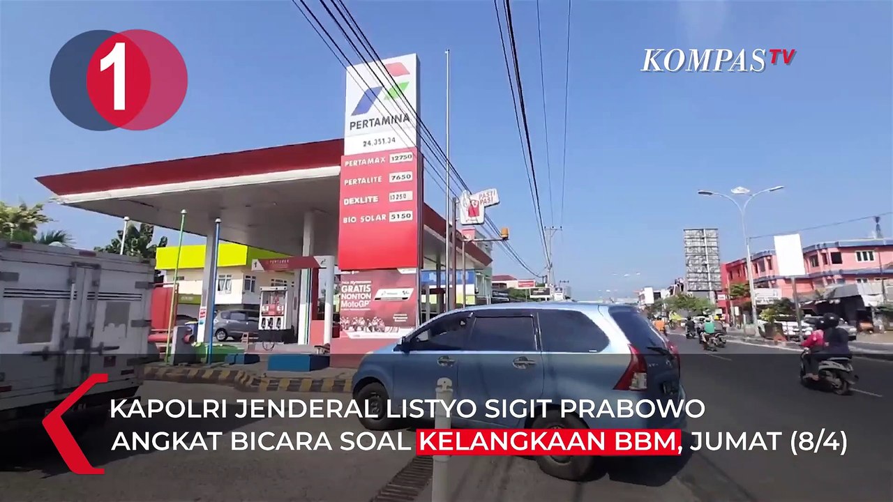 [TOP 3 NEWS] Kapolri Pastikan BBM Solar Aman, Kios BBM Terbakar, Mahasiswa Demo di Patung Kuda