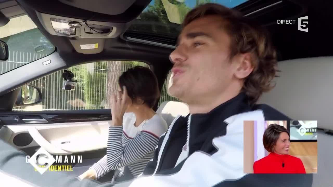 VIDÉO - Antoine Griezmann se lâche : il chante du Christophe Maé en voiture avec Alessandra Sublet