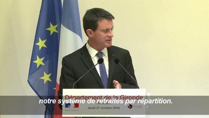 En visite à Bordeaux, Valls défend un projet de revenu universel