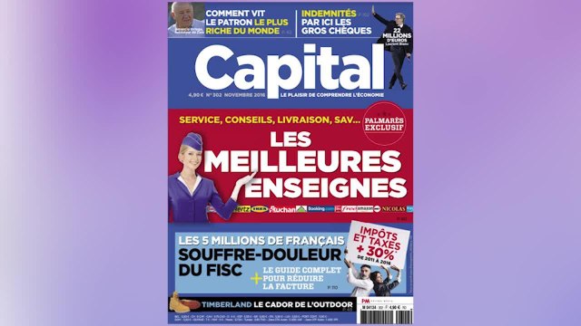 CAPITAL-sommaire du numéro de novembre 302 Enseignes distribution