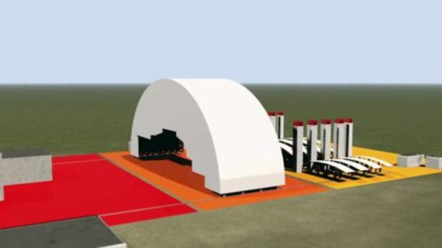 La nouvelle enceinte de confinement de Tchernobyl