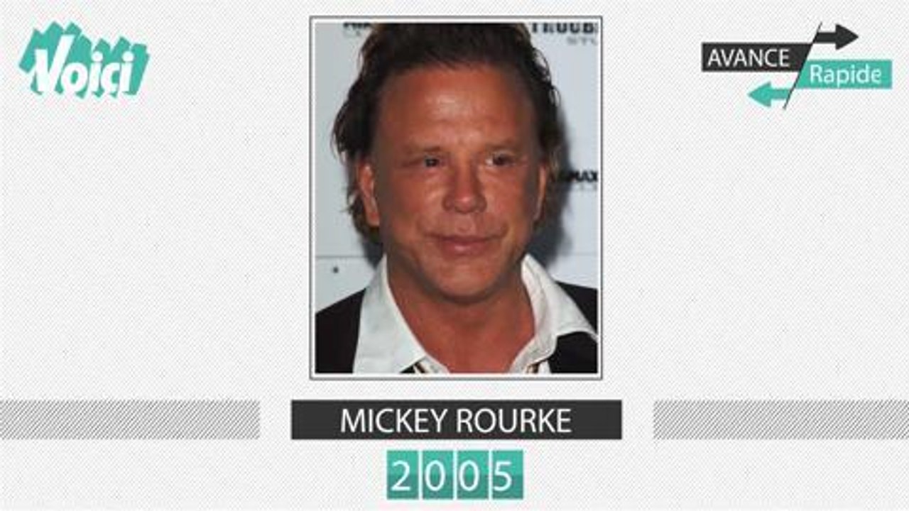 Mickey Rourke de 1987 à aujourd'hui