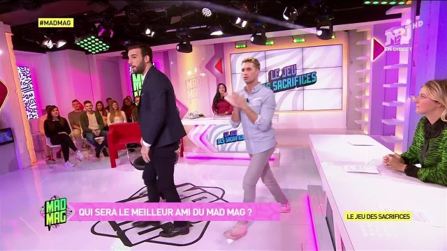 Benoît Dubois épile Aymeric Bonnery en direct dans le Mad Mag