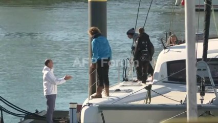 Greta Thunberg accoste à Lisbonne pour assister à la COP25