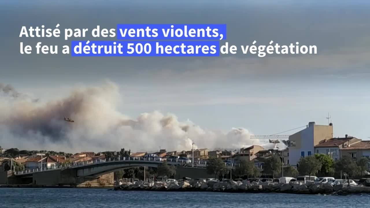 Incendie près de Marseille: 1.200 évacuations avant une nuit de lutte contre le feu