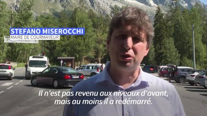 Mont Blanc: situation "en légère amélioration" au glacier italien du Planpincieux