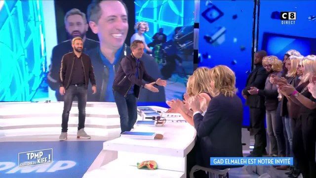 Touche pas à mon poste en blond pour Gad Elmaleh