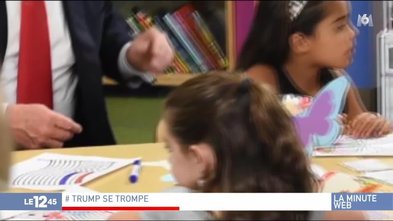 GALA VIDEO – Donald Trump ridiculisé par des écoliers : il ne connaît pas les couleurs du drapeau américain