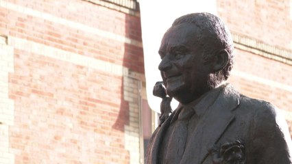 Inauguration d'une statue en l'honneur de René Goscinny à Paris