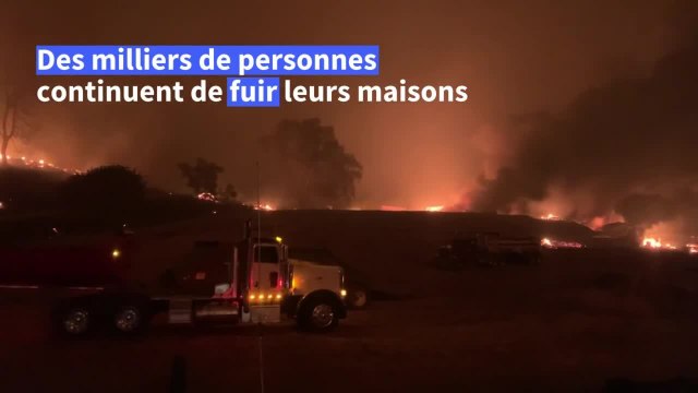 Poursuite des évacuations face aux incendies en Californie