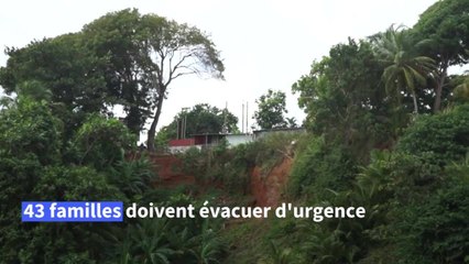 En Guadeloupe, des habitants délogés de la côte rongée par l'érosion
