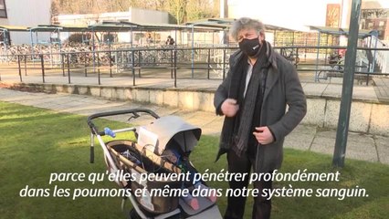 En balade avec Claire, le bébé témoin de la pollution à Anvers