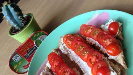 Apéro express : sardine et fromage frais