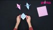Pliage façon origami : la grue