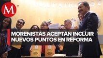 Morena acepta 9 de 12 propuestas de 'Va por México' en reforma eléctrica