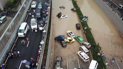 Inondations en Chine: après le chaos, Zhengzhou panse ses plaies