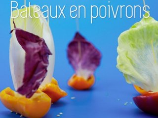 Cuisine créative : des bateaux en poivron (vidéo)