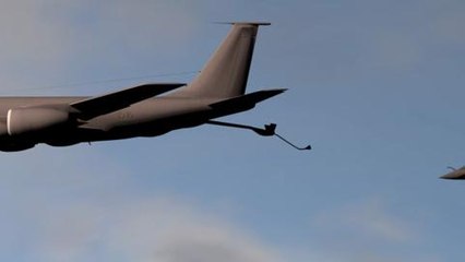 Le ravitaillement en vol des avions de chasse