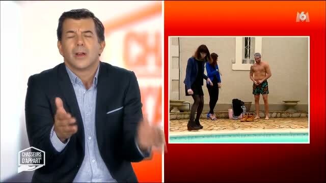 Sophie Vouzelaud et son compagnon dans Chasseurs d'appart'