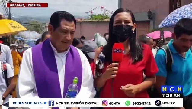 ¡Viernes de Dolores! Feligreses de 39 comunidades realizan el tradicional Viacrucis en Gracias, Lempira