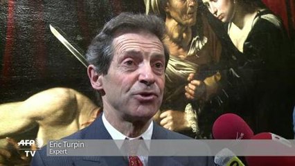 Présentation d'un tableau attribué au Caravage