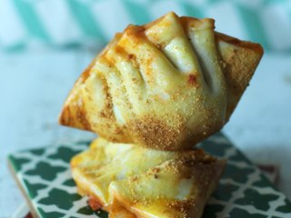 Mini-pizza comme des gyozas