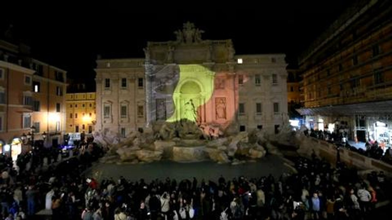 Monuments en noir-jaune-rouge, le monde solidaire de Bruxelles