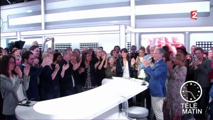 William Leymergie ému aux larmes pour sa dernière de Télématin sur France 2