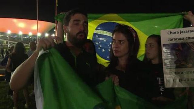Brésil: manifestation contre Rousseff et Lula à Brasilia