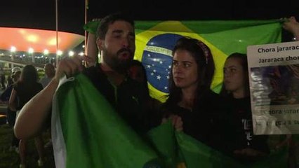 Brésil: manifestation contre Rousseff et Lula à Brasilia
