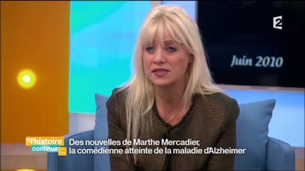 Véronique Mercadier, la fille de Marthe Mercadier, dans L'histoire continue