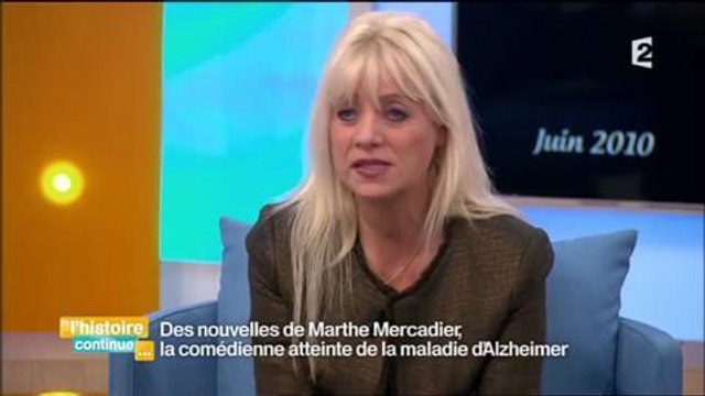Véronique Mercadier, la fille de Marthe Mercadier, dans L'histoire continue