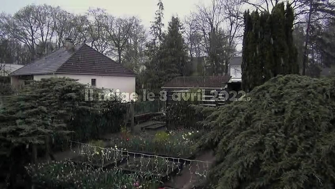 Il neige le 8 avril 2022