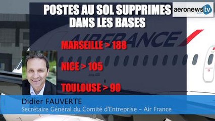 Air France réduit encore la voilure...