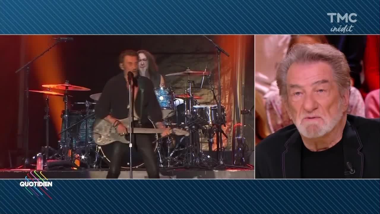 VOICI Eddy Mitchell parle de Johnny Hallyday dans Quotidien