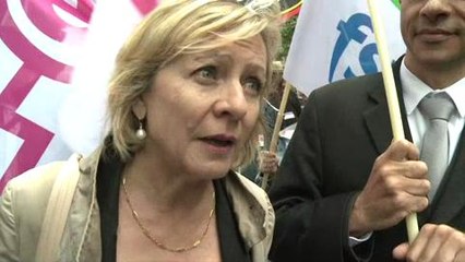 Réforme des collèges: rassemblement des syndicats