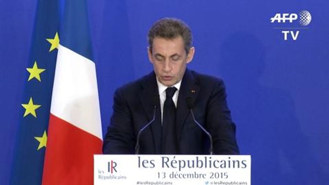 Régionales: réaction de Nicolas Sarkozy après les résultats
