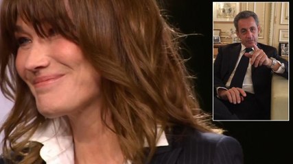 Le touchant message de Nicolas Sarkozy à Carla Bruni chez Delahouse