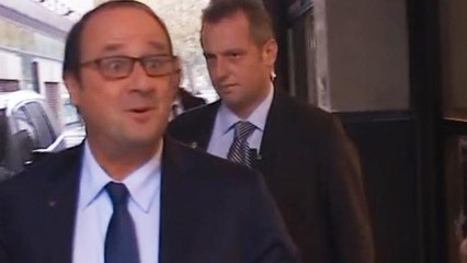 François Hollande blague sur son statut d'ancien chef d'etat