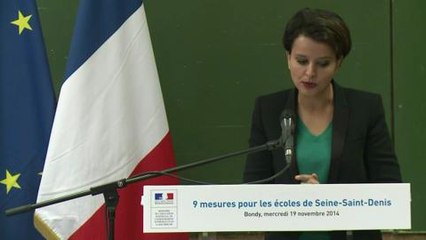 Download Video: Najat Vallaud-Belkacem visite une école primaire à Bondy