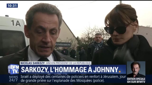 VOICI - L'hommage de Nicolas Sarkozy à Johnny Hallyday
