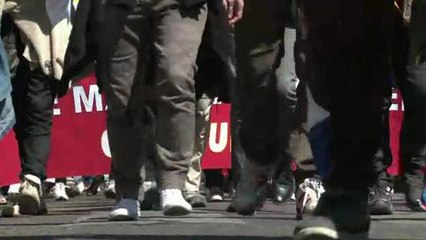 Marseille: manifestation pour la hausse des salaires