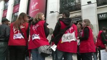 Virgin: les salariés mobilisés pour la 