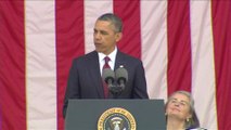 Obama rend hommage aux soldats morts pour la patrie